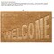 Gardenised Heavy Duty Coco Coir Doormat Non Slip PVC Baking Embossed Welcome Design Natural Coconut Fiber Floor Mat for Front Door Porch Patio Entryway Garage Mudroom & Outdoor Use 18x30"